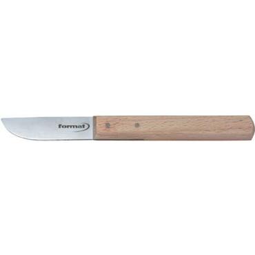 Couteau à dénuder avec poignée en bois en 1 pièce avec lame fixe type 5429